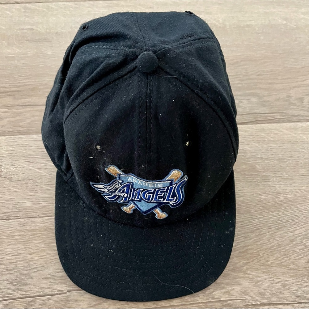 vintage‎ snapback Hat Cap Los Angeles Angels MLB New Era Blue made in USA